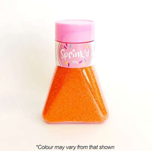 Sprink'd Sprinkles - Sanding Sugar Orange - Click Image to Close